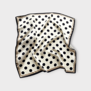 šilkinė skarelė polka dots